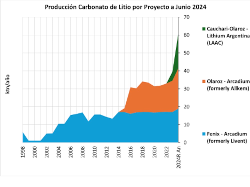 Litio en Argentina Litio en Argentina